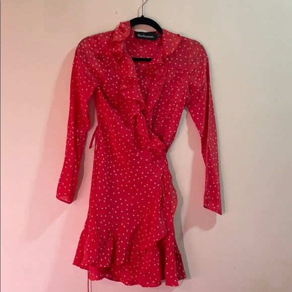 Réalisation Par The Alexandra Dress in Red Star - Picture 3 of 6